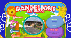 Desktop Screenshot of dandelions-preschool.org.uk