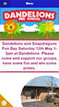 Mobile Screenshot of dandelions-preschool.org.uk